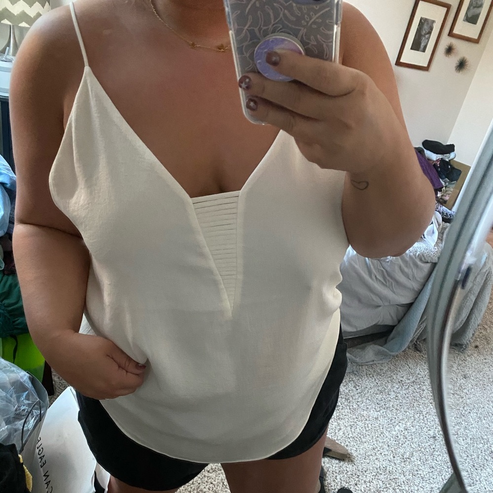 Express caged silk cami
